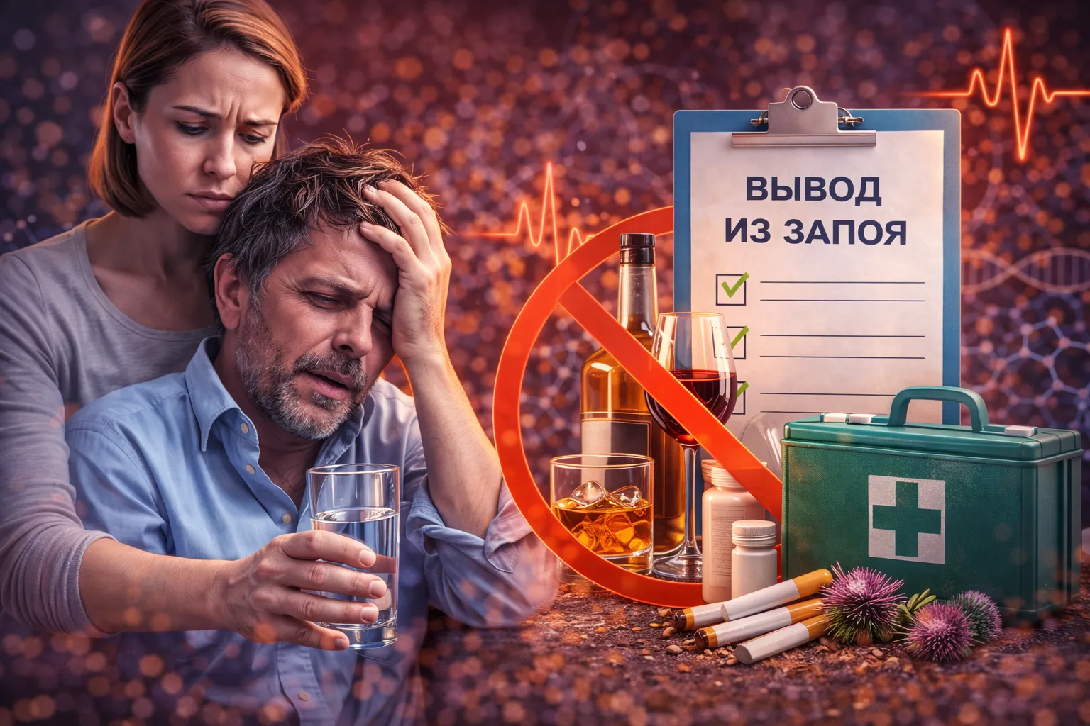 Как вывести мужа из запоя